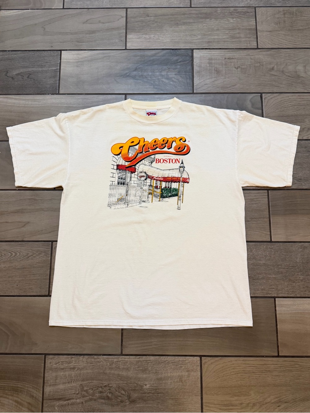 Vintage 1999 Cheers Boston TV Show promo T-Shirt Made in USA